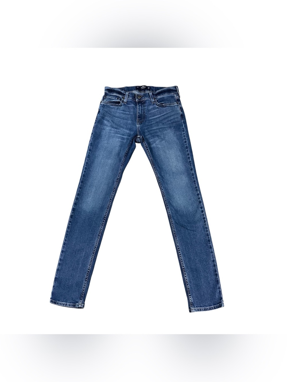 Hollister Men’s Skinny Epic Flex Jeans 30x34 Medium Wash Stretch Denim